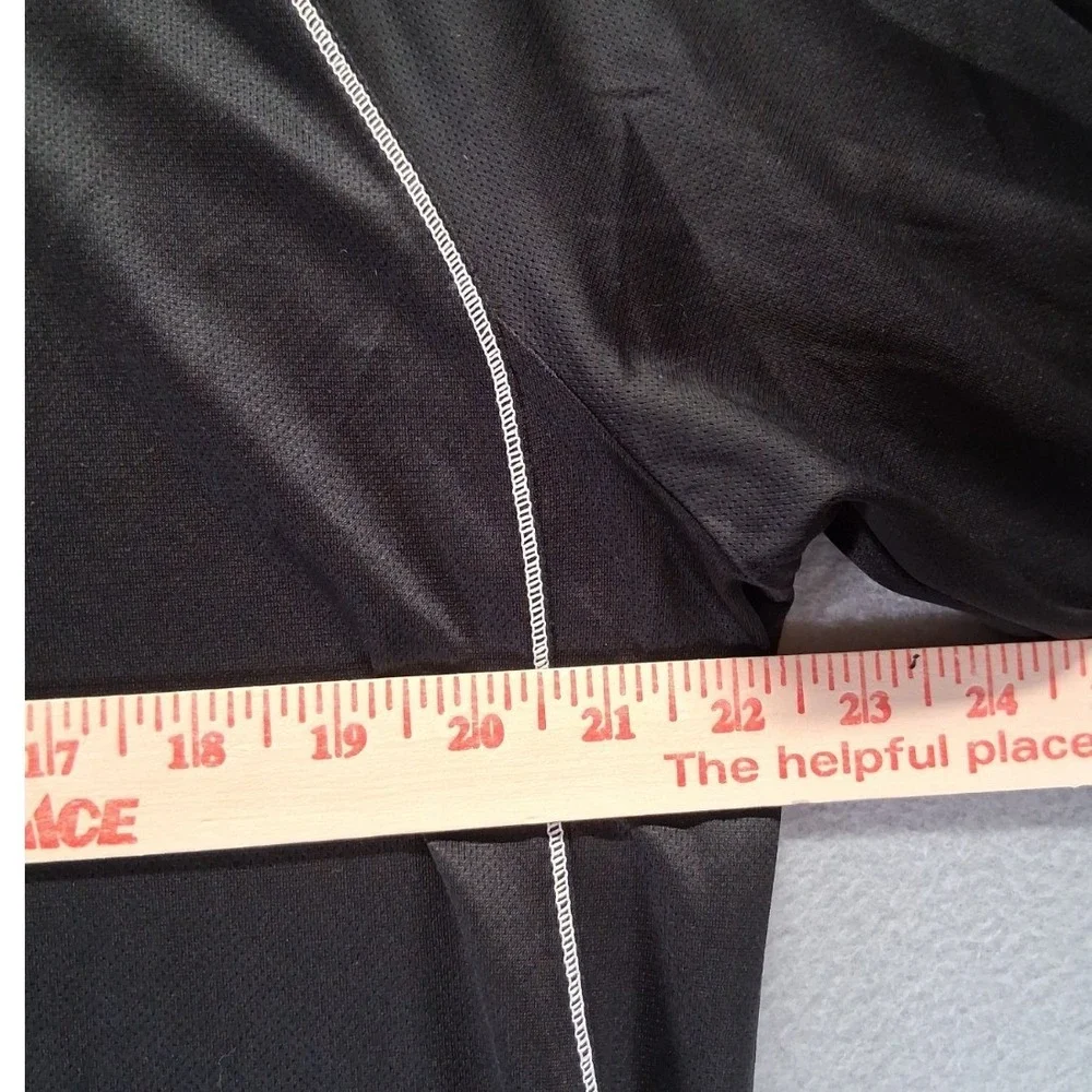 Adidas Mens Climalite Long Sleeve‎ Performance Shirt Black XL Training Top 0400